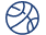 blue basketball icon